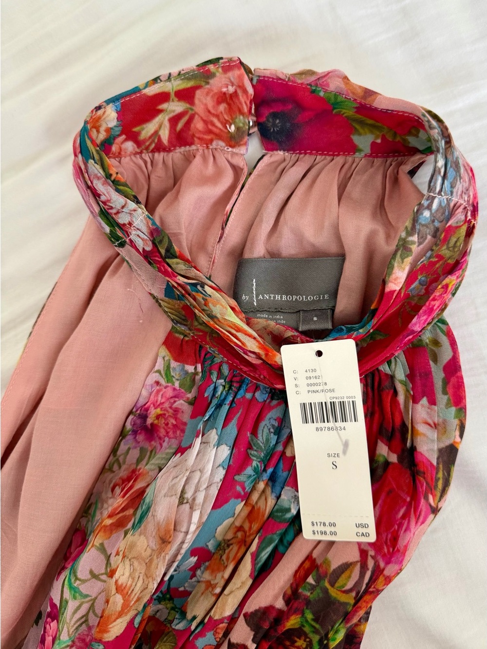 Somerset Chiffon Maxi Dress (Anthropologie) NWT - Picture 4 of 6